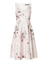 Cocktailkleid mit floralem Muster von Swing Pink - 36