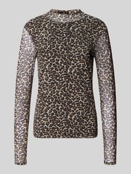 Langarmshirt mit Stehkragen Modell 'ERICA' von Only Beige - 29