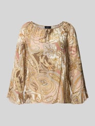 Bluzka o kroju regular fit z wiskozy ze wzorem paisley od monari - 2