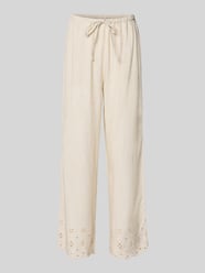 Hose aus Viskose-Leinen-Mix Modell 'Linus' von FREE/QUENT Beige - 20