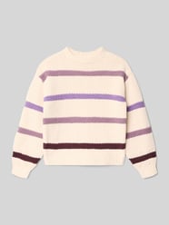 Loose fit gebreide pullover in gestreepte look van s.Oliver RED LABEL - 17