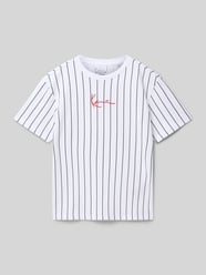 T-Shirt mit Logo-Stitching von KARL KANI - 37