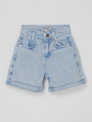 Balloon Fit Jeansshorts mit regulierbarer  Bundweite von Blue Effect Blau / Türkis - 32
