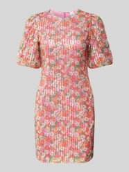 Mini-jurk met pailletten, model 'KAIA' van YAS Roze - 22