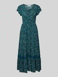 Midikleid aus Viskose mit Knopfleiste von Apricot - 24