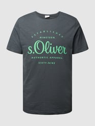 T-Shirt mit Label-Print von s.Oliver RED LABEL - 15