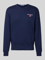 Sweatshirt mit Label-Stitching von Polo Sport Blau - 8