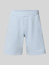 Regular fit korte broek met Gestikt logo van PEGADOR - 36
