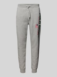 Slim Fit Sweatpants mit Label-Print von Polo Sport - 15