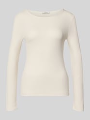 Langarmshirt mit Rundhalsausschnitt Modell 'Smallo' von OPUS Beige - 7