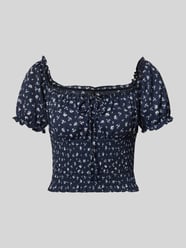 Slim Fit Blusentop mit Allover-Muster Modell 'HILLARY' von ONLY - 7