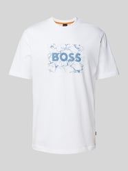 T-Shirt mit Label-Print von BOSS Orange - 21