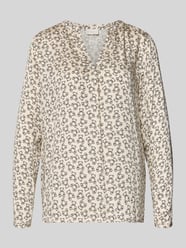 Regular Fit Bluse mit Tunikakragen von Milano Italy - 12
