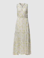Maxikleid aus Viskose mit Allover-Muster Modell 'Dabeala' von BOSS Weiß - 26