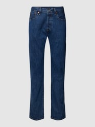 Jeans mit Label-Patch Modell "501 STONE WASH" von Levi's® Blau - 24