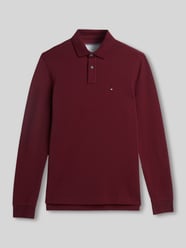 Regular Fit Poloshirt aus Baumwoll-Mix von Tommy Hilfiger Bordeaux - 20