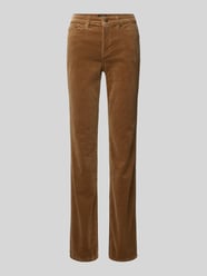 Straight leg corduroy broek in 5-pocketmodel van Lauren Ralph Lauren Bruin - 28