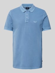 Regular Fit Poloshirt mit Label-Stitching Modell 'Ambrosio' von JOOP! Jeans Blau - 16