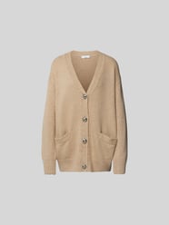 Cardigan mit Eingrifftaschen von Rabanne Beige - 2