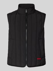 Kamizelka pikowana w kroju regular fit z wodoodpornego materiału Model 'BRENO2611' od HUGO - 12
