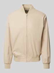 Bomberjacke mit Stehkragen Modell 'BANE' von Jack & Jones Premium Beige - 31