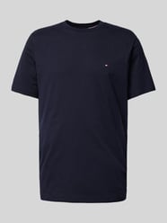 T-Shirt mit Logo-Stitching von Tommy Hilfiger Blau - 38