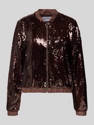 Blouson met pailletten en ritssluiting van More & More - 23