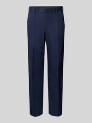 Regular fit stoffen broek met bandplooien, model 'Writer' van Forét - 46