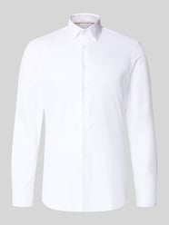 Super krój slim fit koszula biznesowa z czystej bawełny od Jake*s - 7