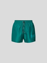 Badehose mit Label-Print von Balmain Grün - 9