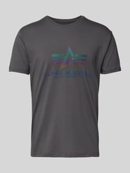T-Shirt mit Label-Print von Alpha Industries - 45