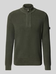 Gebreide pullover met schipperskraag van JOOP! Jeans Groen - 13