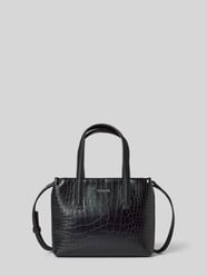 Tote Bag mit Label-Applikation Modell 'CK MUST' von CK Calvin Klein Schwarz - 31