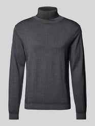 Rollkragenpullover mit Rollkragenpullover von Fynch-Hatton Grau - 30