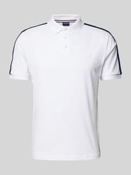 Poloshirt mit Label-Print von HECHTER PARIS Weiß - 6