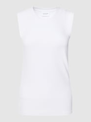 Top mit Strukturmuster von comma Casual Identity Weiß - 2