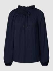 Blusenshirt mit Tunnelzug von Zero Blau - 32