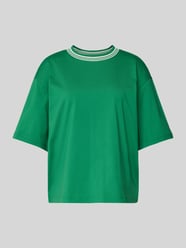 Oversized T-Shirt mit geripptem Rundhalsausschnitt von Jake*s Casual - 28