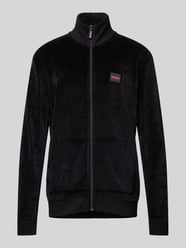 Sweatjacke mit Label-Patch von HUGO Schwarz - 18