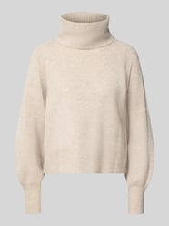 Rollkragenpullover mit überschnittenen Schultern von ONLY Pink - 48
