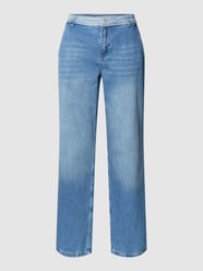 Jeans mit seitlichen Eingrifftaschen von Jake*s Casual Blau - 30