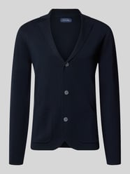 Regular Fit Strickjacke aus Woll-Mix mit Reverskragen von Christian Berg Men - 35