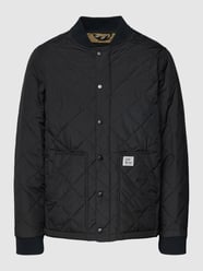Steppjacke mit Reißverschluss Modell 'BRODY' von Vintage Industries Grau / Schwarz - 23