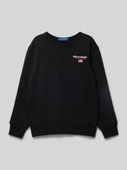 Sweatshirt mit Label-Stitching von Polo Sport Schwarz - 13