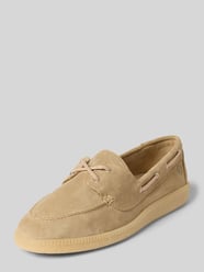 Bootschoenen van leer met rubberzool - s_42 van Tamaris Beige - 39