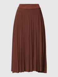 Midirok met labelapplicatie van Rich & Royal Bruin - 17
