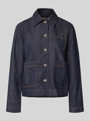 Regular Fit Jeansjacke aus Baumwoll-Leinen-Mix von Marc O'Polo - 14