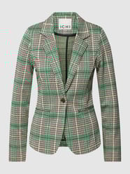 Blazer mit Gitterkaro Modell 'Kate' von ICHI Grün - 30