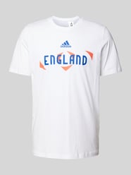 T-Shirt mit Label-Print Modell 'ENGLAND' von ADIDAS SPORTSWEAR Weiß - 44