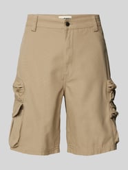 Bermudas mit Cargotaschen von Low Lights Studios Beige - 24